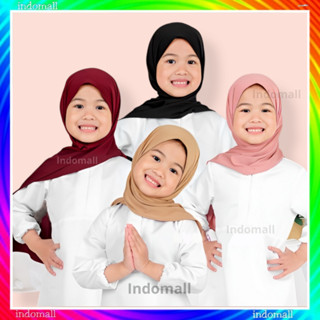 Pashmina ฮิญาบ เด็ก 2-5 ปี สแปนเด็กซ์ เสื้อบอลลูน พรีเมี่ยม ฮิญาบทันที ฮิญาบ Pashmina ฮิญาบ สามเหลี่ยม สําหรับเด็ก ทารกทันที