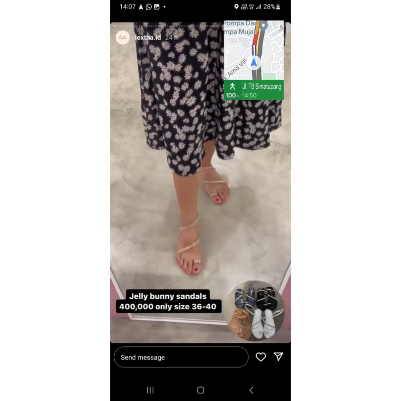 รองเท้า Jelly bunny*