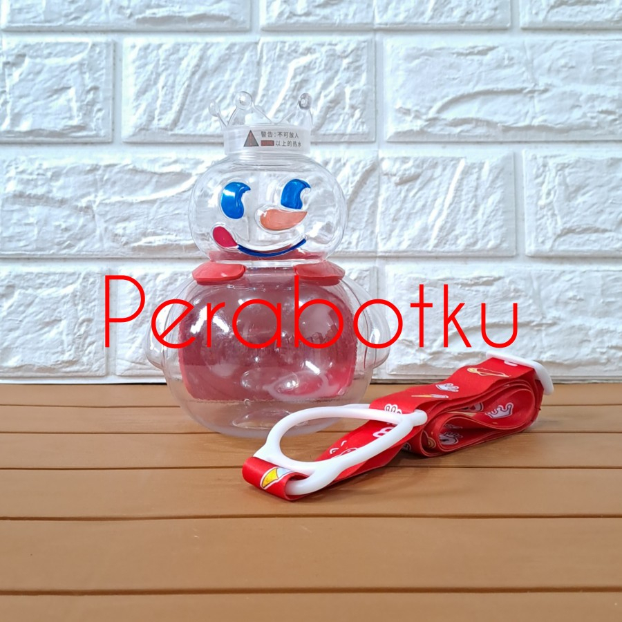 Snow king Mixue 700 ml ขวด / แก้วน้ําสําหรับเด็ก + สายคล้อง