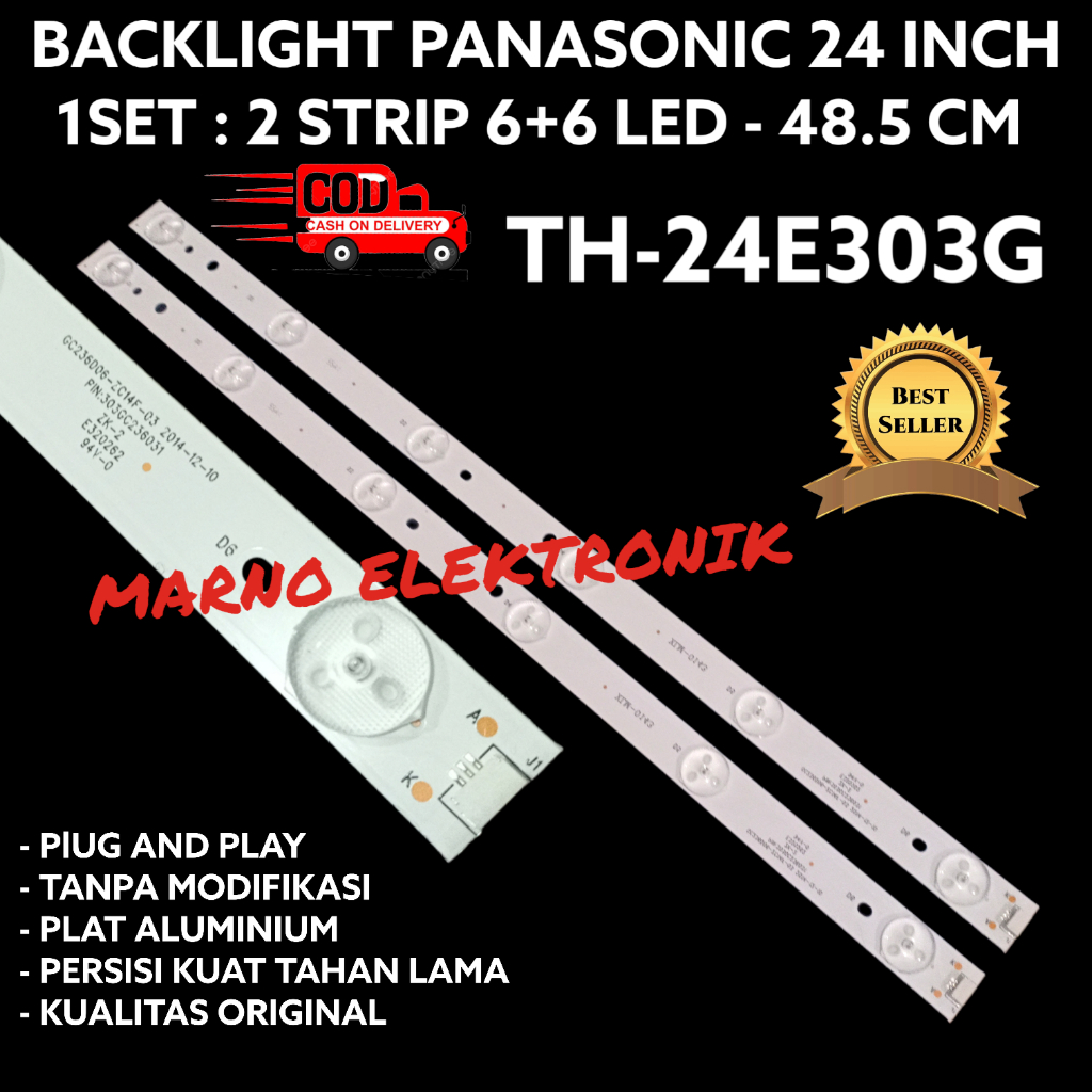 PANASONIC PANASONIC BACKLIGHT 24 นิ้ว TH-24E303G TH24E303G TH 24E303G