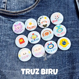 Treasure Truz Minini Pin เข็มกลัดกระดุม