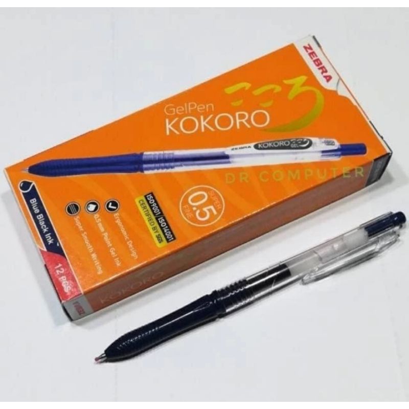 KOKORO BALLPEN/KOKORO BALLPOINT แบรนด์ม้าลายสีดํา