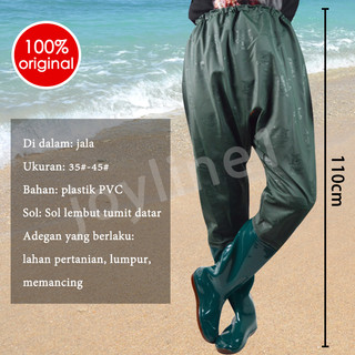 ESM SEPATU  BOOTS SAWAH PETANI NELAYAN RAWA CUCI MOBIL PANJANG ANTI AIR BANJIR KEONG 110CM