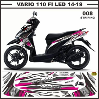 สติกเกอร์กราฟฟิค vario 110 led fi vario lis body vario cutom decal honda vario