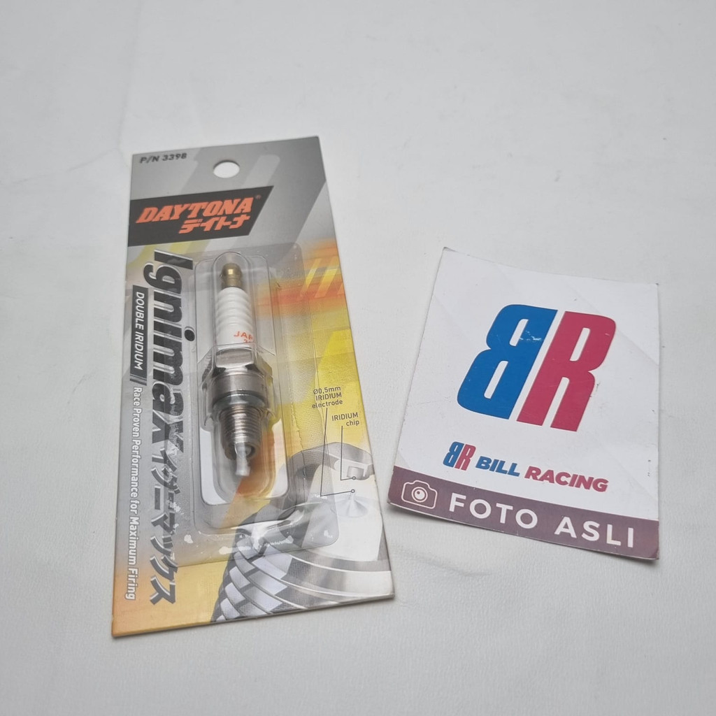DAYTONA DOUBLE IRIDIUM SPARK PLUG 3398 C6HSA C7HSA IUF22 MIO SUPRA JUPITER