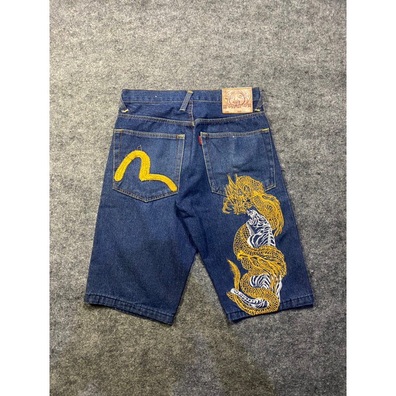 กางเกงขาสั้น EVISU DRAGON SECOND