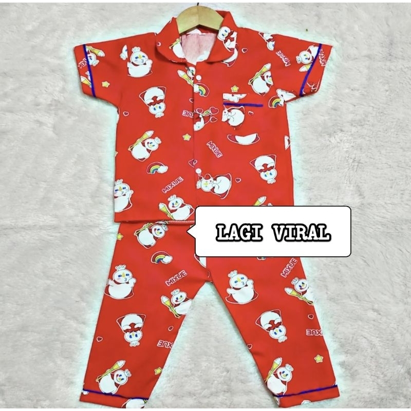 MIXUE MOTIF CHILDRENS PAJAMAS/MIXUE MOTIF CHILDRENS SLEEPWEAR/LAST และ VIRAL MIXUE CHIILDRENS SSTUNS