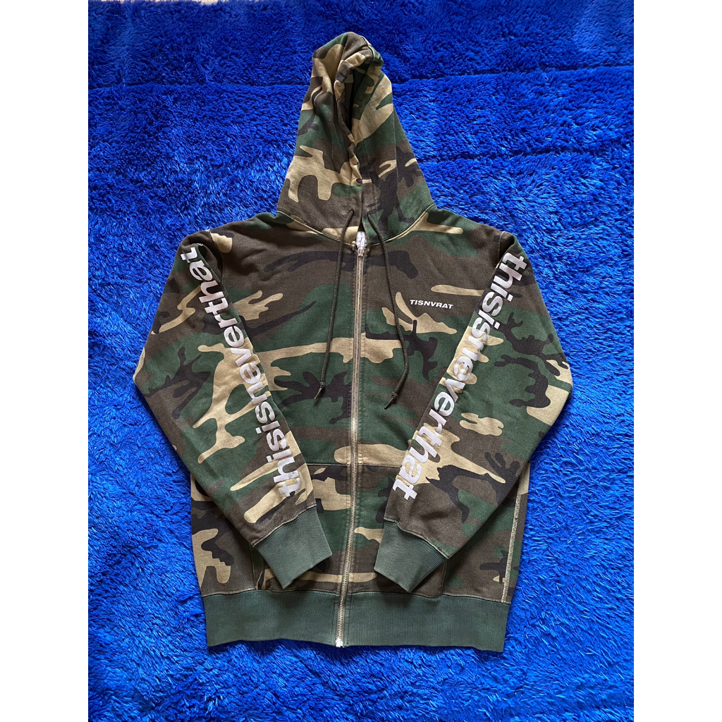 Zipper Hoodie Thisisneverthat camo สะท้อนแสง