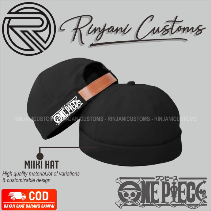 MIKI ANIME ONEPIECE HAT FREE NAME - MIKI LUFFY ONEPIECE PECI HAT - หมวก ACE ONEPIECE