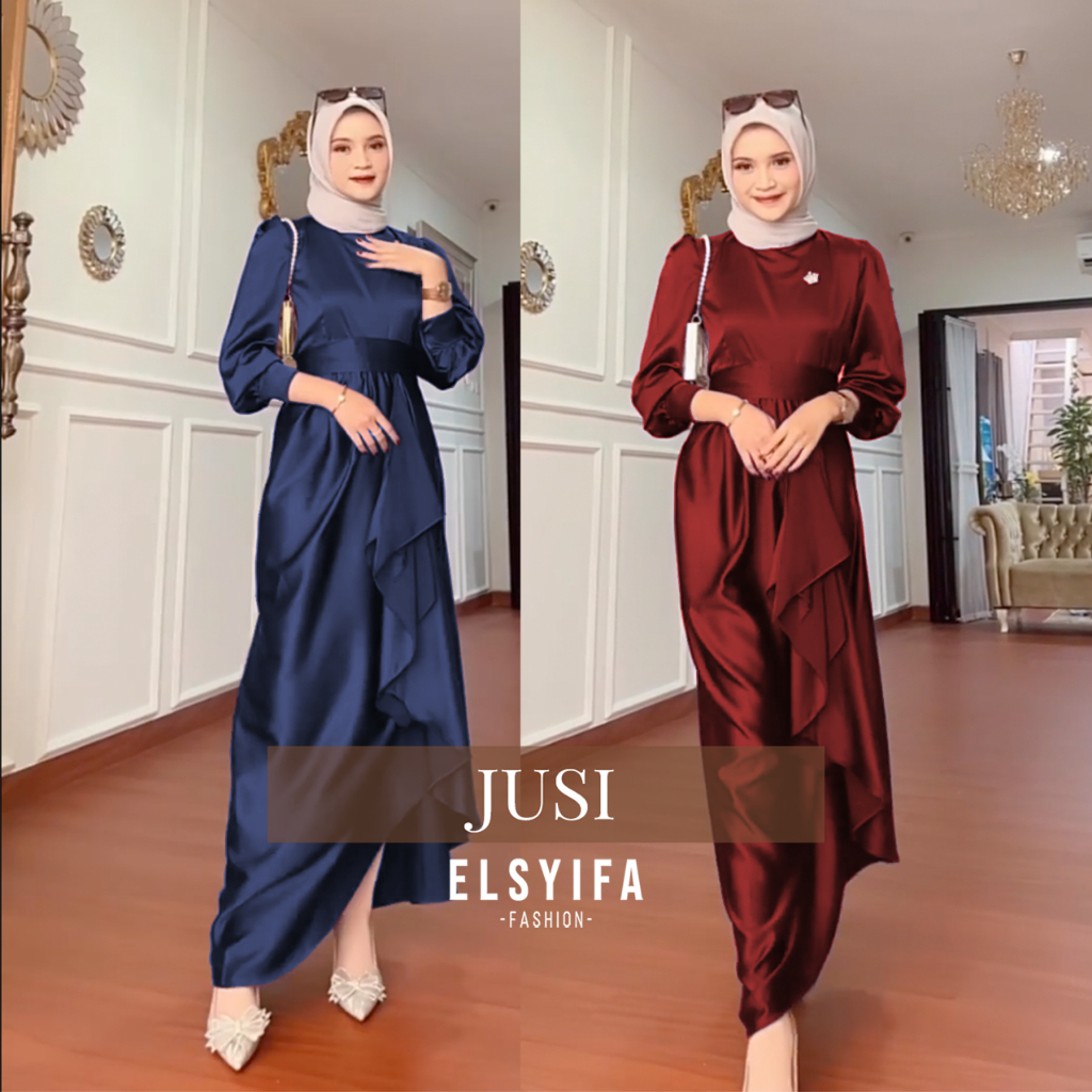 - Jui DRESS BRIDERSMAID SATIN VELVEL PREMIUM SILK WEDDING DRESS + BROSS ฟรีโดย ELSYIFA FASHION GAMIS
