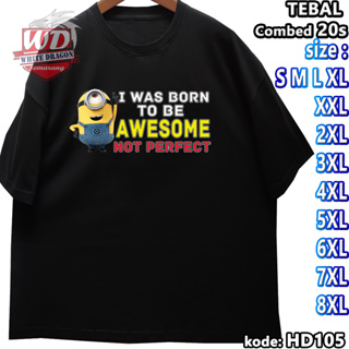 Kaos AWESOME S M L XL XXL 2XL 3XL 4XL 5XL 6XL 7XL 8XL ขนาดใหญ่ HD105