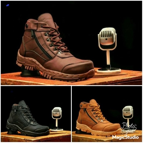 รองเท้าเซฟตี้ Men& 39;s Casual Boots Crocodile Morrisey Shoes Original Handmade