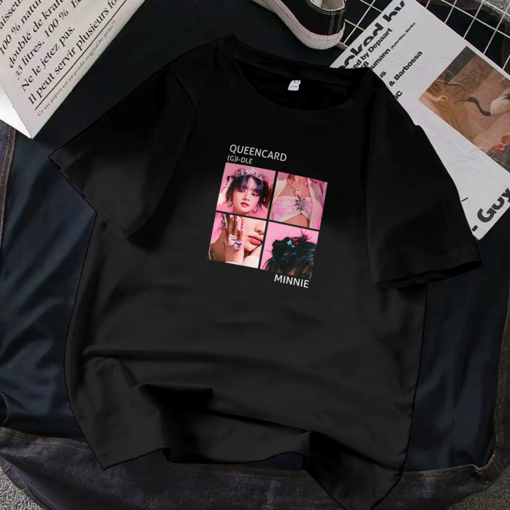 Pretty Savage - เสื้อยืด (G)I-DLE Gidle Queencard Minnie Photo