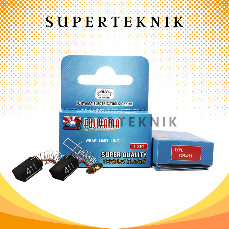 CARBON BRUSH 411 FUJIYAMA / SPUL / BROSTEL / CHARCOAL CB 411 FUJIYAMA / CHARCOAL SPUL / CB 411 / BOS