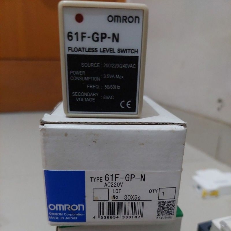 Wlc omron สวิตช์ระดับลอย 61F-GP-N 220v เดิม made in japan