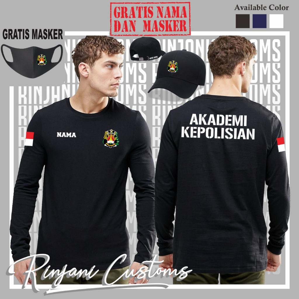 ฟรีเสื้อยืดตํารวจพร้อมชื่อและหน้ากาก - เสื้อยืด POLICE ACADEMY - เสื้อยืด POLICE ACADEMY