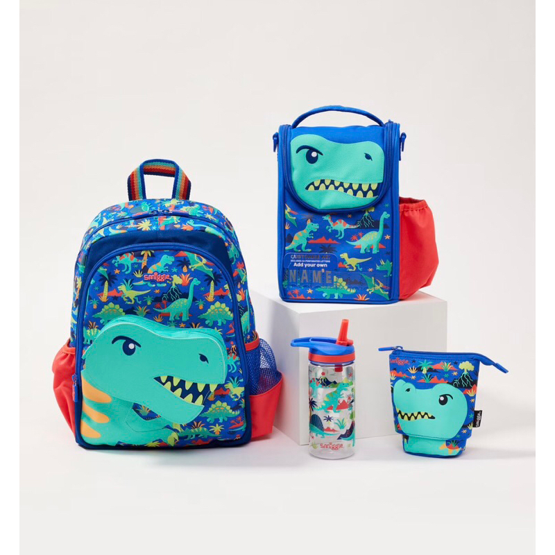 Smiggle Movin junior dino กระเป๋าเป้สะพายหลัง สําหรับเด็ก