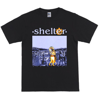 เสื้อยืด พิมพ์ลายวง Shelter Hug It Out Merchandise