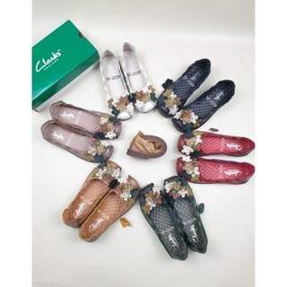 Clarks Yc - 2229 รองเท้าส้นแบน สําหรับผู้หญิง