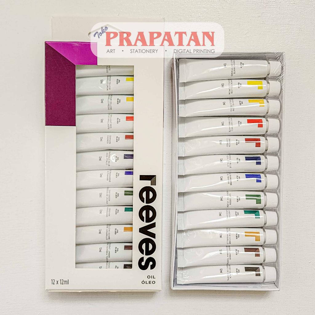 Reeves Oil Color Set 12Ml Reeves Oil Color Set