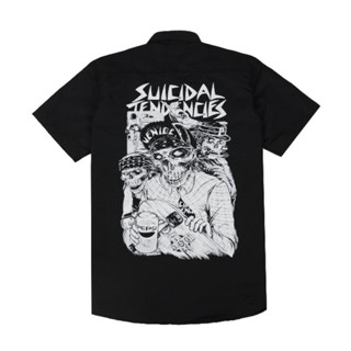 เสื้อยืด ลาย KEMEJA Suicidal TENDENCIES VENICE สีดํา