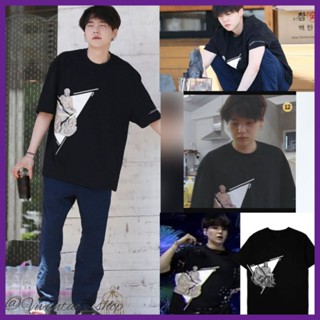 เสื้อยืด ลาย Suga Min Yoongi สีดํา