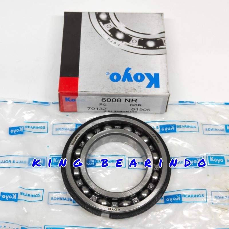 แบริ่ง 6008NR KY 6008 NR KY SNAP RING UK 40MMX68MMX15MM