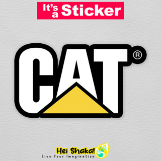 สติกเกอร์ไวนิล Heishaka Caterpillar กันน้ํา สีดํา