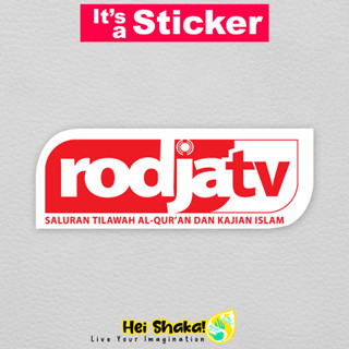 สติกเกอร์ไวนิล Heishaka RODJA TV Television DaWah กันน้ํา สําหรับติดตกแต่ง