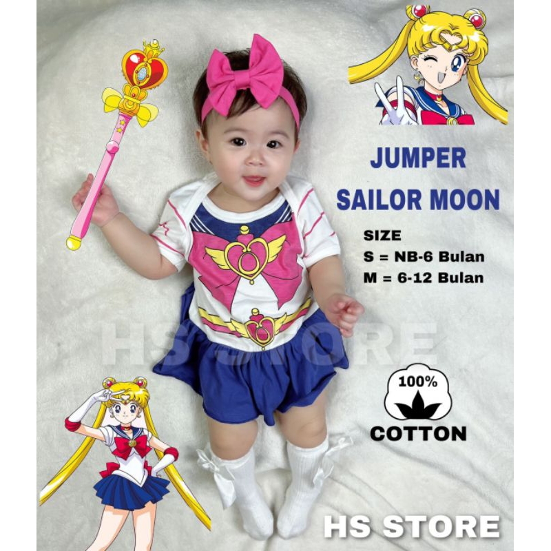 ! SAILORMOON BABY JUMPER / เสื้อผ้าเด็ก / เสื้อผ้าเด็ก / BABY JUMPER / BABY COSTUMES!