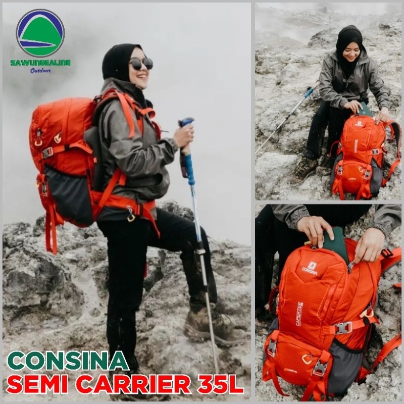 Consina Backpack Daypack Bag Original Mountain Adventure Bag 35L