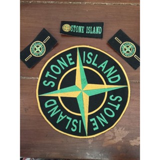 แผ่นแพทช์ ปักลาย Stoneisland อุปกรณ์เสริม สําหรับเย็บปักถักร้อย