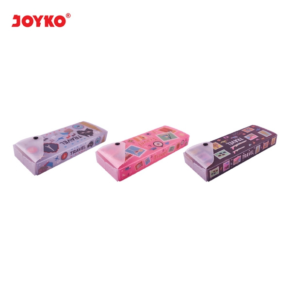 Joyko PC-0719GZ-34D Gozzy & PC-0719TV กล่องดินสอสําหรับเดินทางพร้อมวัสดุพลาสติกตัวละครน่ารัก
