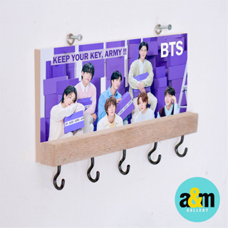 A&amp;m ชั้นวางพวงกุญแจ รูป BTS สําหรับตกแต่งบ้าน