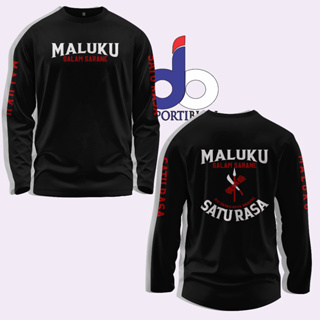 เสื้อยืดแขนยาว พิมพ์ลาย Maluku SALAM SARANE