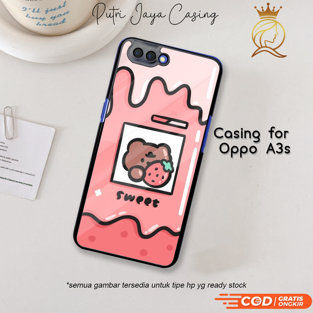 HP Oppo A3sเคสโทรศัพท์Oppo A3sกรณีOppo A3s Motif 06 น่ารักล่าสุดกรณีCoolน่ารักกรณีอะนิเมะกรณีอะนิเมะ
