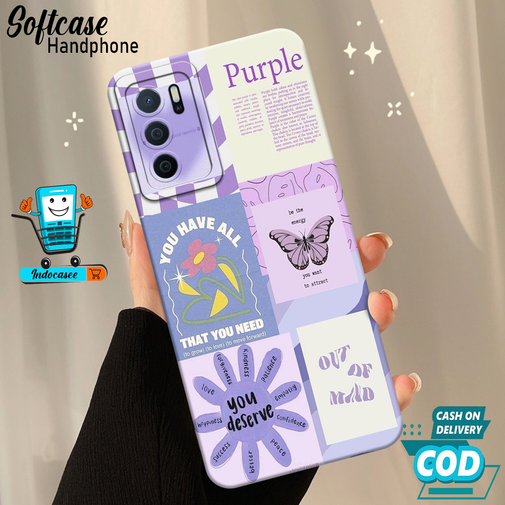 เคส Hp Softcase Oppo A16 Case Hp Oppo A16 Silicone Hp Oppo A16 Casing Oppo A16 Cool Cartoon Motif - 