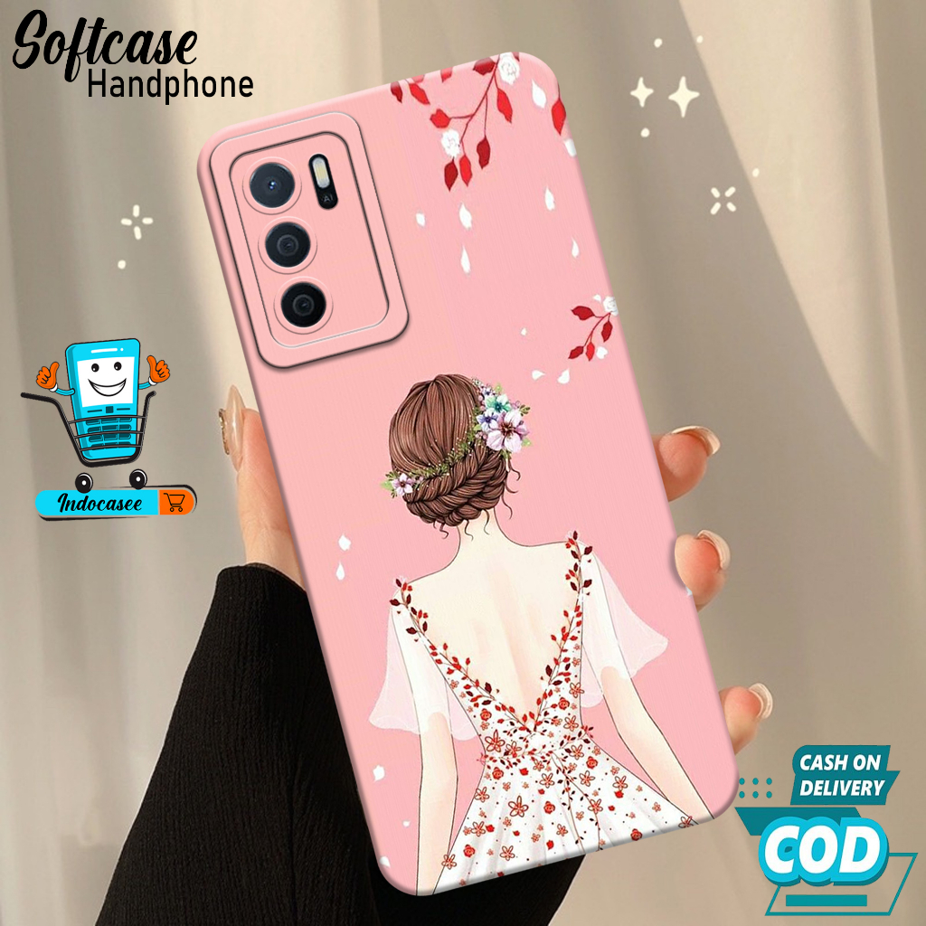 เคส Hp Softcase Oppo A16 Case Hp Oppo A16 Silicone Hp Oppo A16 Casing Oppo A16 Cool Cartoon Motif - 