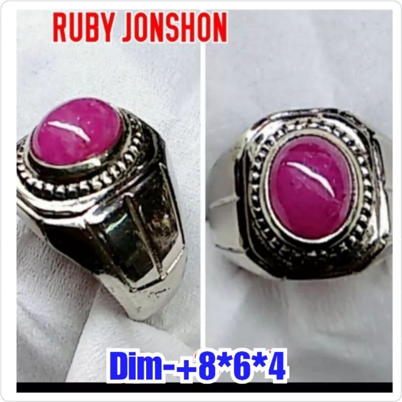 Merah Ruby JHONSON RED STONE RING