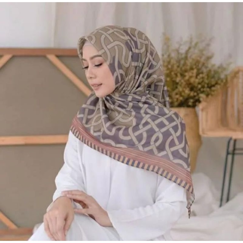 ใหม่ล่าสุด PREMIUM PRINCESS MOTIF HIJAB RECTANGULAR VEIL
