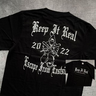 Kaos Keep it real one hundred% beatdown/kaos hardcroe/kaos band/kaos musik distro สายรัดข้อมือ สําหรับผู้ชาย ผู้หญิง