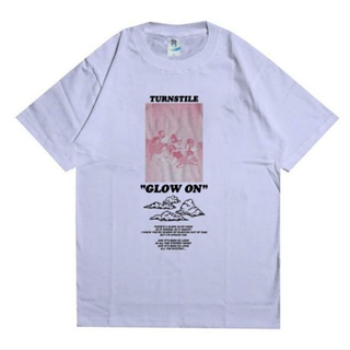 Glow on TURNSTILE เสื้อยืด แขนสั้น เย็บข้าง