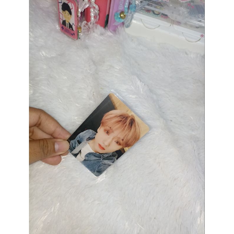 Photocard jisung we boom nct dream boom ver