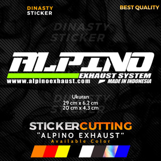 Alpino สติกเกอร์ท่อไอเสีย สําหรับแข่งรถ