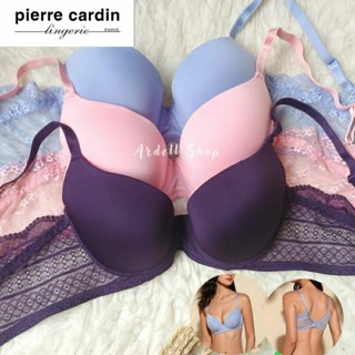 Cp BRA เสื้อชั้นในสตรี ลวด PIERRE CARDIN ลูกไม้ คัพ 32 34 36 WL