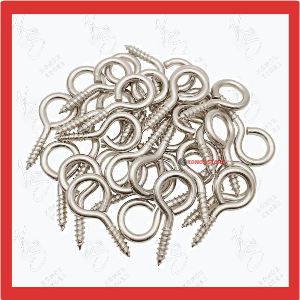 CONTENTTS 10 ชิ้น - SCREW EYES / O-BOLT / HOOK CLOSE