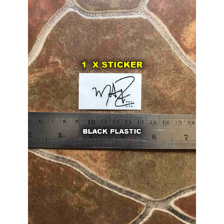 Mateus Asato สติกเกอร์ลายเซ็น โลโก้อัตโนมัติ สําหรับติดหัวกีตาร์ไฟฟ้า