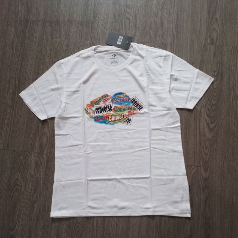 (KK15) C0nv3*rs3 Sticker Collage Tee