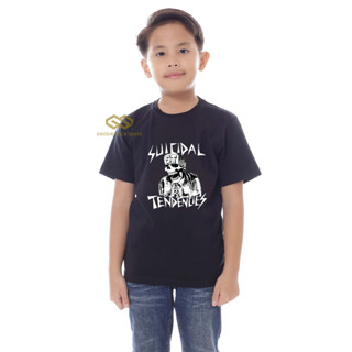 เสื้อยืด พิมพ์ลาย SUICIDAL Music สําหรับเด็ก อายุ 1-12 ปี