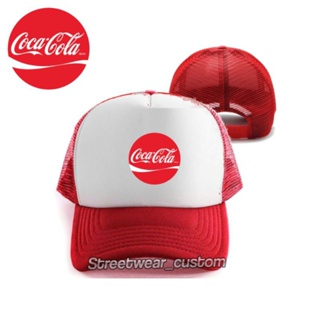 หมวกเบสบอล ผ้าตาข่าย พรีเมี่ยม สําหรับผู้ชาย ผู้หญิง COCA-COLA